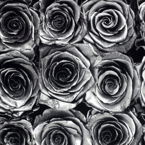 Chrome Dipped Rose Box - Picture 4 of 8